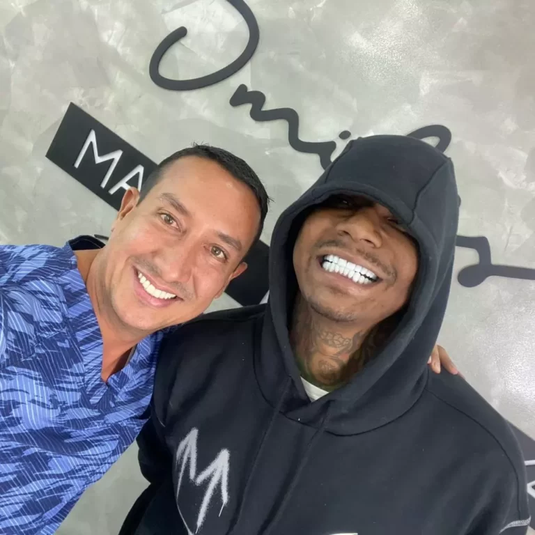 Dr. Mario Montoya with the client Moneybagg Yo